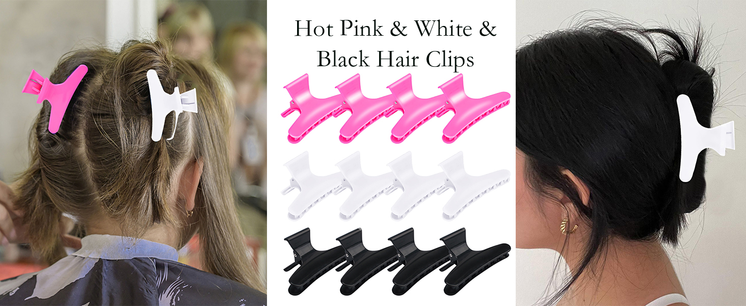 black hair clips for women