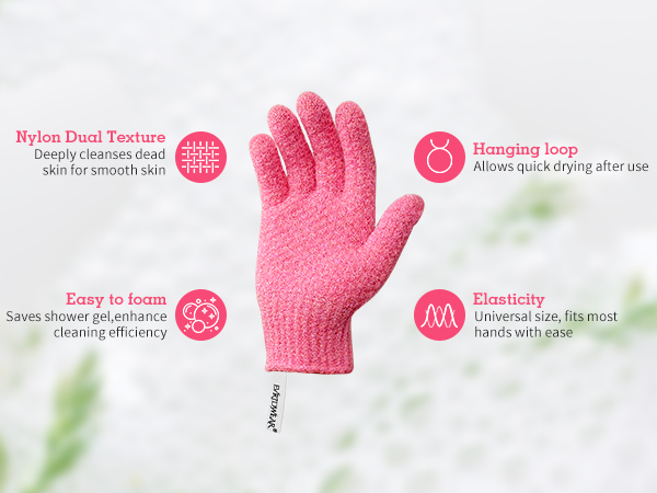 Exfoliating Glove Shower Gloves