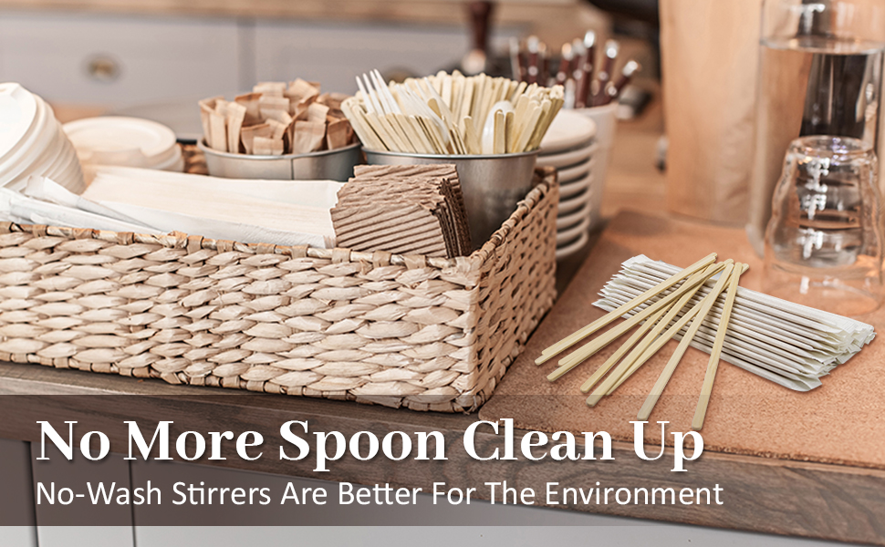 Bamboo Coffee Stirrers