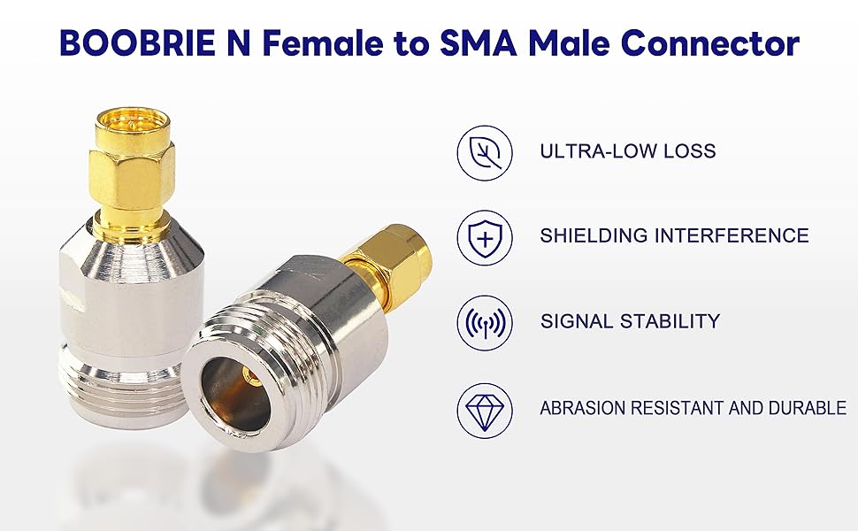 N Male to UHF Female