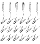 HOFASON 24 Pcs Nail Clippers Bulk for Men Women Adult, Professional Stainless Steel Fingernail an...