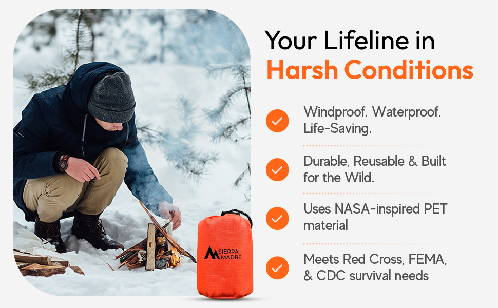 sleeping bag stuff sack, life tent, thermal blankets survival, blankets survival, emergency shelter