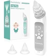 Electric Nasal Aspirator for Children, Nose Suction Device with Soft Silicone Tip, Rechargeable