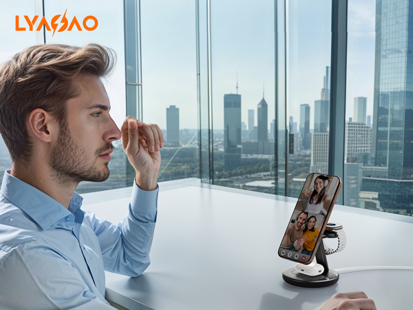 apple phone and watch charging station