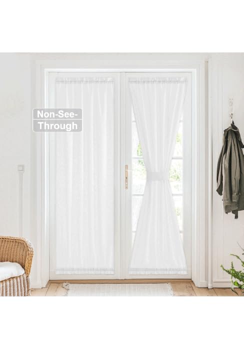 sheer door curtain