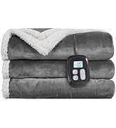 LaffyLo Electric Heated Blanket Throw Size - 62