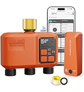 Smart WiFi Sprinkler Timer 3 Zone,WiFi Water Timer for Garden Hose with 984 FT Range,APP & Remote...