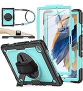 SEYMAC stock Case for Samsung Galaxy Tab A8 10.5'' 2022 with Screen Protector Pencil Holder [360 ...