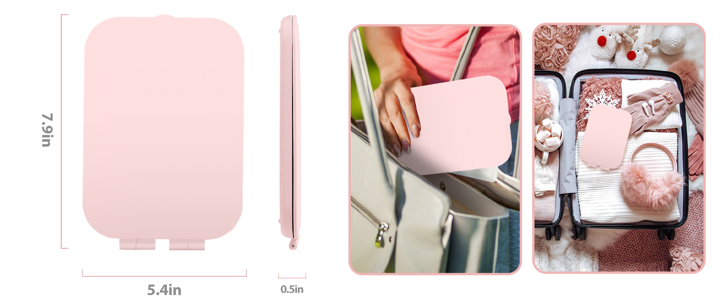 portable makeup mirror