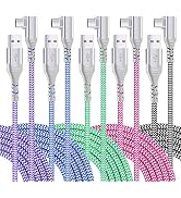 USB C Cable,USB to USB C Cable 10ft Fast Charging, 5Pack Nylon Braided Type C Charger Cable Andro...