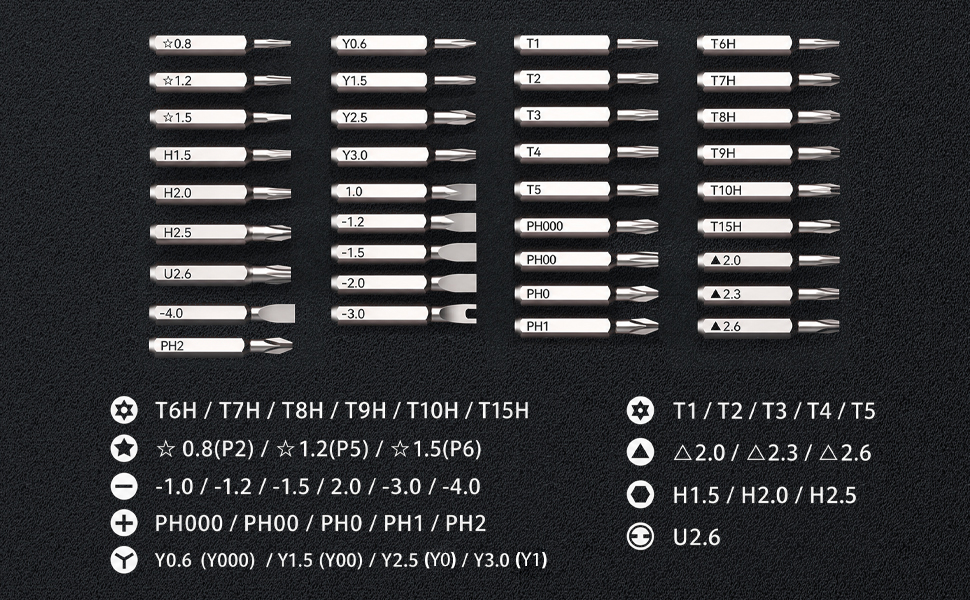 precision screwdriver set
