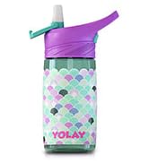 YOLAY 15oz Kids Water Bottle For School Boys and Girls, Durable Toddler Water Bottle with Straw L...