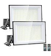 Onforu 150W Dusk to Dawn LED Outdoor Flood Light with Timer, Adjustable Brightness up to 15000lm,...