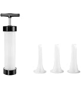 Sausage Stuffer, Simple Hand-Made Sausage Making Machine, Hot Dog Stuffer With 3 Filling Tubes, U...
