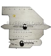 RIVERWELD Welding Gauge Weld Bead Height Welding Seam Gap Metric HJC-60
