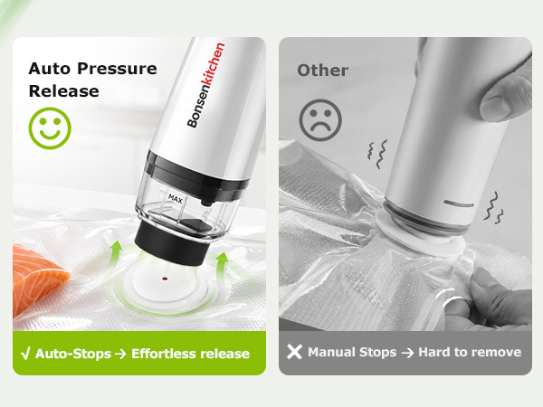 Bonsenkitchen handheld vacuum sealer