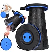 Fishboy Upgraded Collapsible Stool for Adults,Portable Retractable Folding Telescoping Foldable C...