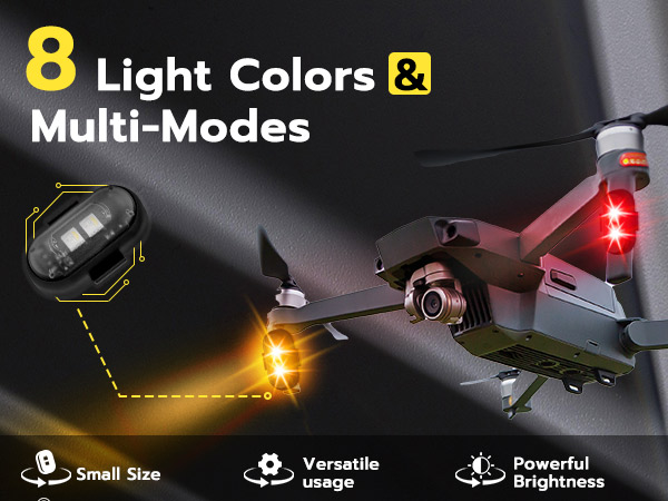 8 Light Colors & Multi-Modes