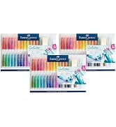 Faber-Castell Gelatos Gift Set: 28 Watercolor Gel Crayons and Art Supplies for Painting, Drawing ...