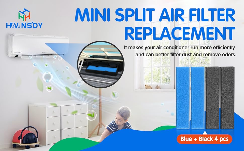 mini split air filter fit for
