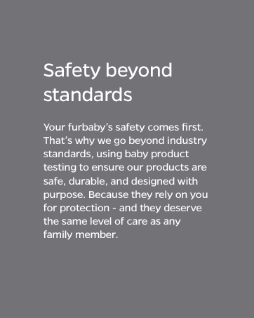 safety beyond standards, safe pet products