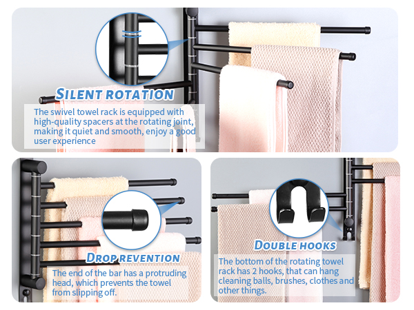 Swivel Towel Rack