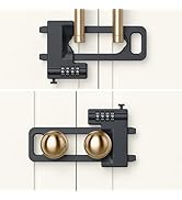AST Code Cabinet Lock, 2 Pack, Keyless Double Door Locks, Short Version, Metal Childproof Cabinet...