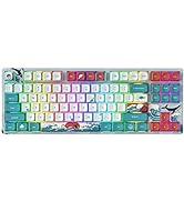 Womier M87 TKL Mechanical Keyboard, Hot Swappable Wireless Gaming Keyboard 87 Keys, RGB Backlit C...