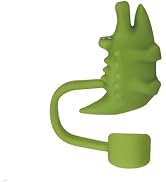Crocodile Straw Cover for Stanley 40&30 Oz Cup, 10mm Silicone Straw Covers Cap for Stanley Cup Ac...