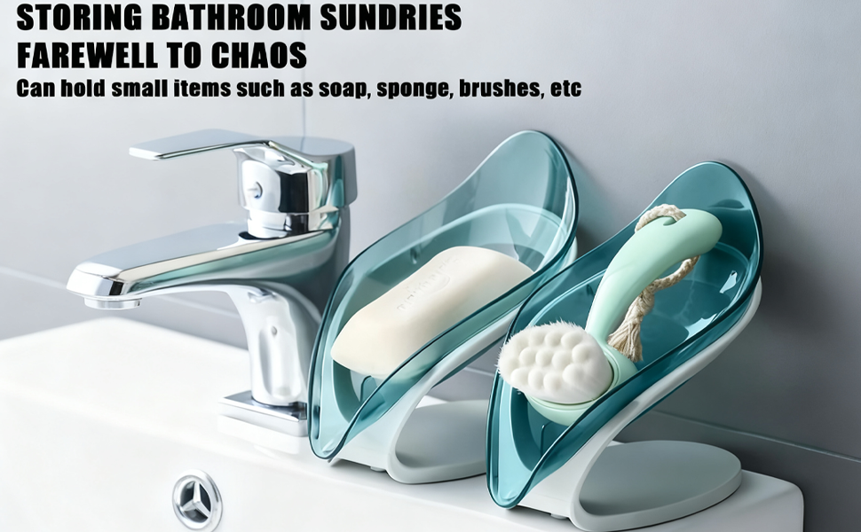 Can hold small items such as soap, sponge, brushes, etc