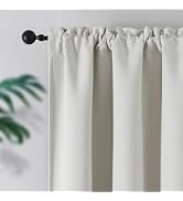 Joydeco Thick Chenille Fabric Blackout Curtains for Bedroom - Thermal Insulated Heavyweight Drape...
