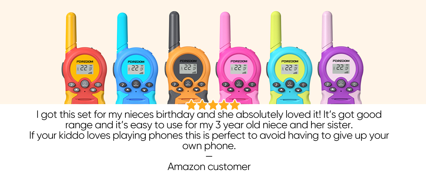 Rechargeable Walkie Talkies for Kids Walkie Talkies