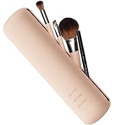 FVION Silicone Brush Holder Travel Case, Make Up Brush Pouch with Magnetic Closure, Makeup Brush ...
