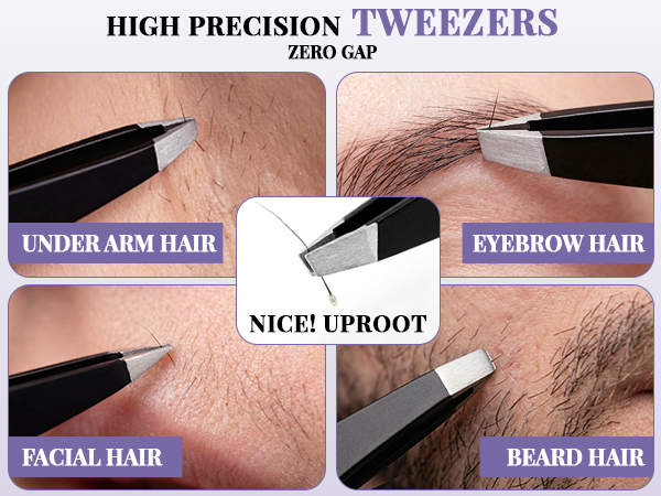 tweezers, women facial hair, eyebrow tweezers, precision tweezers, ingrown hair tweezers,