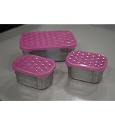 Tanjiae Stainless Steel Lunch Containers for Kids | Leak Proof BPA Free Snack Containers with Sil...