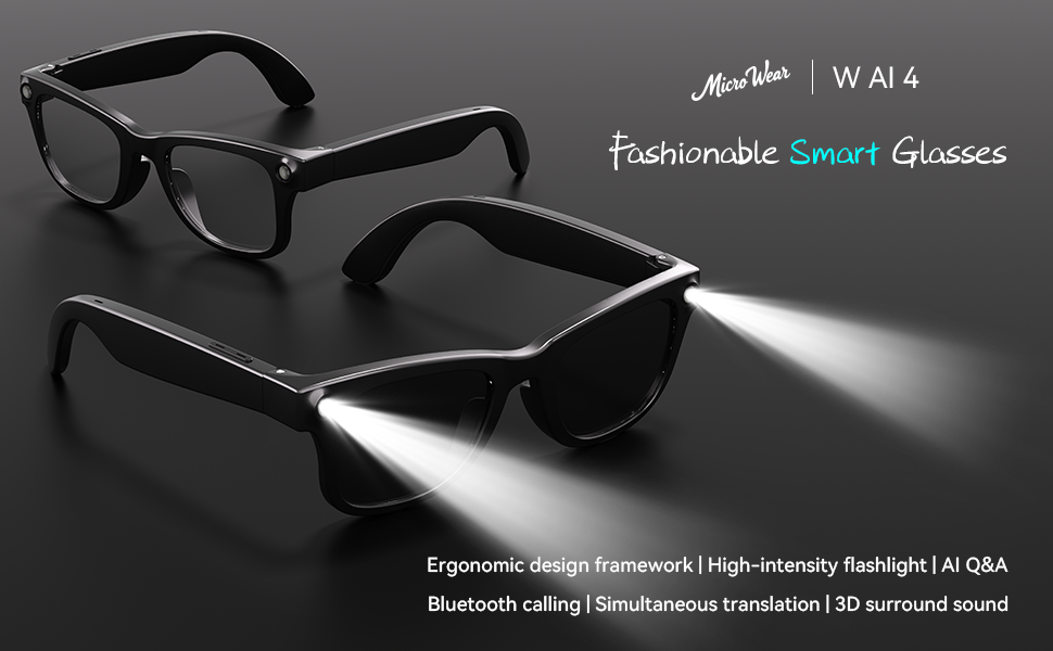 AI Smart Glasses for Men and Women