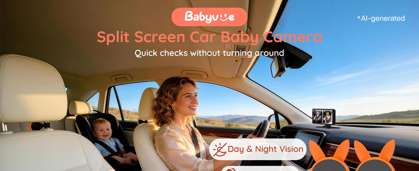 dual car camera baby monitor