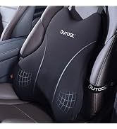 QUTOOL Lumbar Support Pillow for Car, Truck Accessories Travel Essentials, Memory Foam Back Cushi...