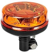 1Pcs Led Beacon Light Yellow Strobe Lights for Trucks 12V 24V Orange Beacon Light Rotating Beacon...