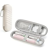 Electric Toothbrush Case for Oral-B Pro/iO/Philips Sonicare, Waterproof Traveling Toothbrush Stor...