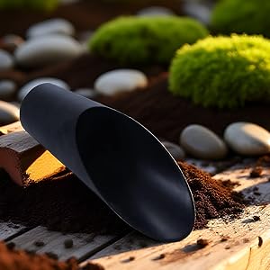 Black Bonsai Soil Scoops