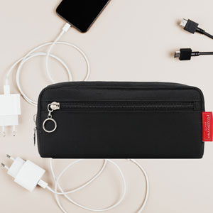 black pencil pouch