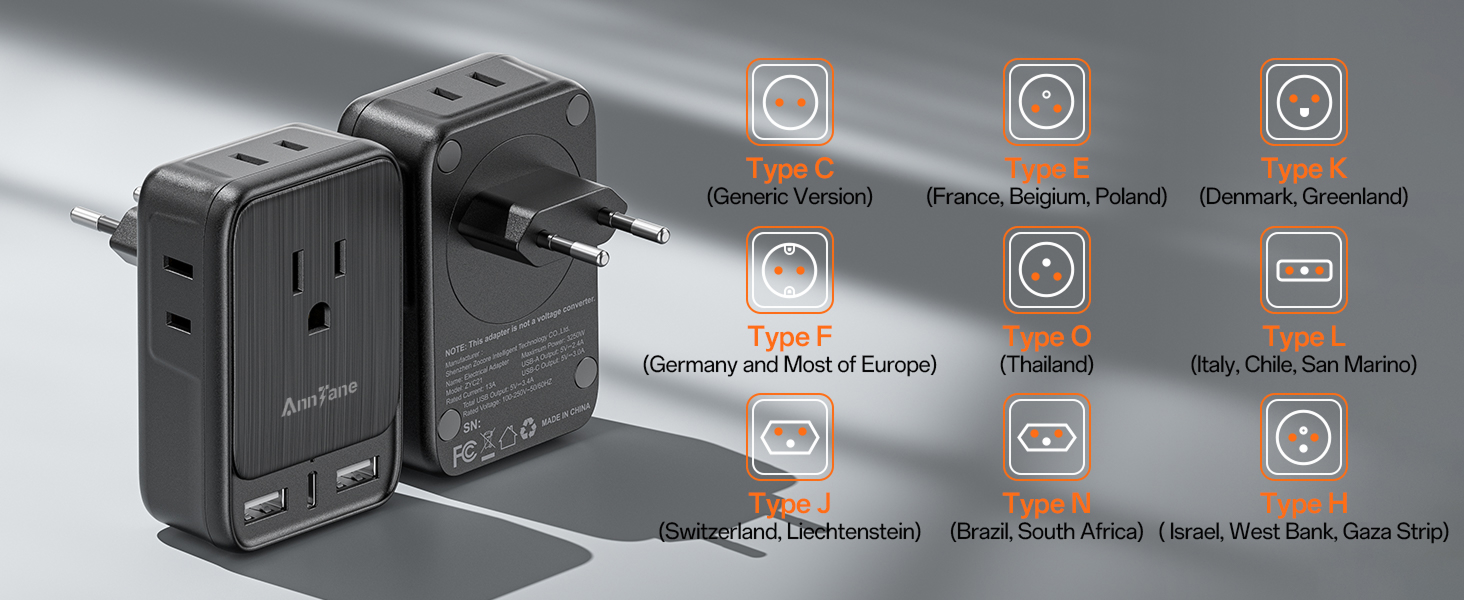 european outlet converter