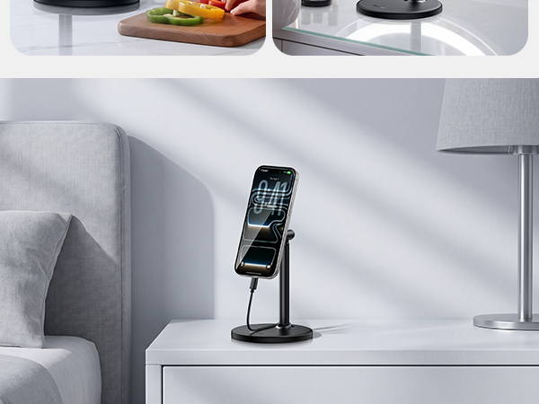magsafe magnetic phone stand cell phone stand holder for desk iphone 17 16 15 14 13 pro max air