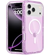 Follaroma for iPhone 17 Pro Max Case, Compatible with MagSafe, Dual Layer Transparent Magnetic Ph...