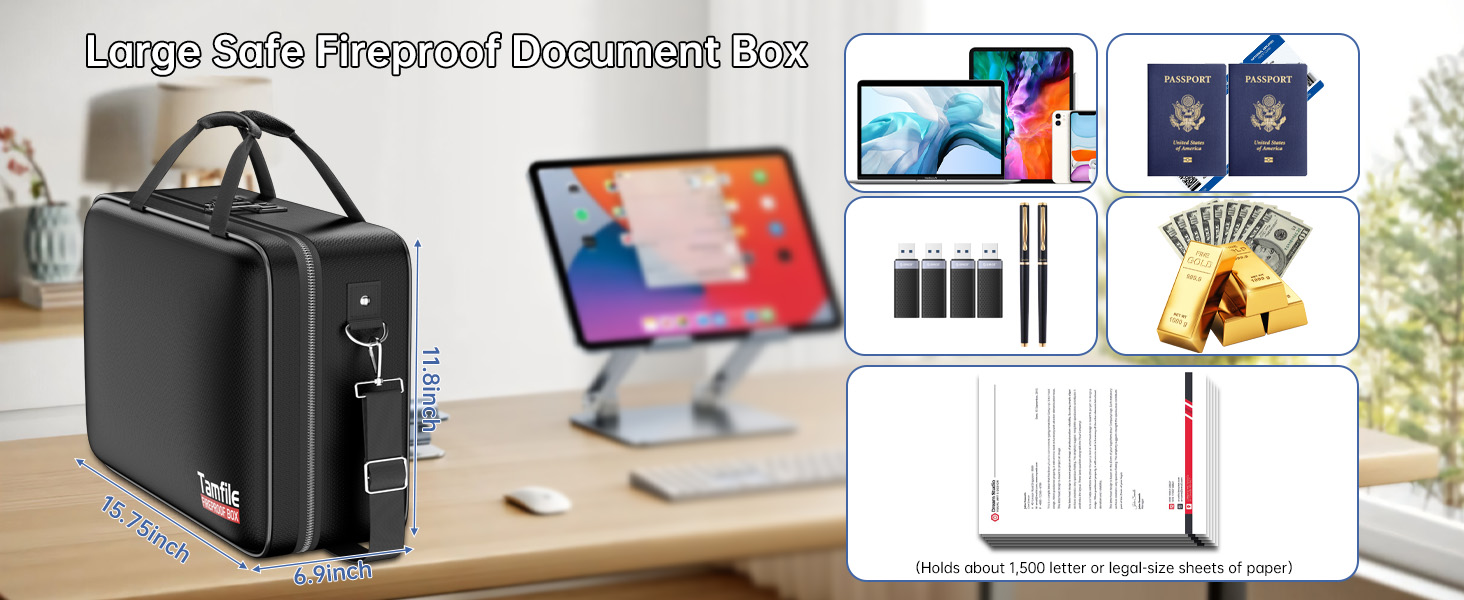 fireproof document box