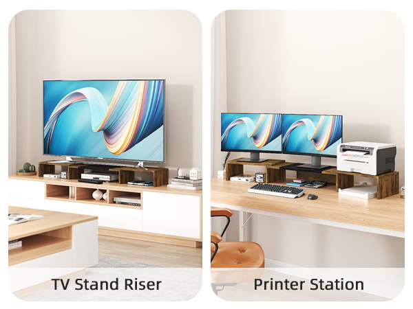 WESTREE Triple Dual Monitor Stand Riser