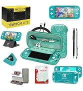 Switch Lite Accessories Bundle, Kit with Carrying Case,TPU Case Cover with Screen Protector,Charg...