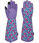 MSUPSAV Womens Garden Gloves Thorn Proof,Long Gardening Gloves,Rose Gloves,Cactus Gloves,Work Glo...