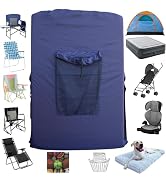 MYSUPOT NAVY BLUE (36"x24"x6") Beach Chair Bag. For Tent, Camping Mattress, Recliner, Dog Bed, Di...